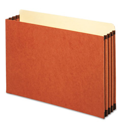 Pendaflex File Cabinet Pockets, 3.5 in Expansion, Legal Size, Redrope, 10/Box