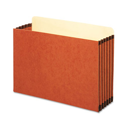 Pendaflex File Cabinet Pockets, 5.25 in Expansion, Legal Size, Redrope, 10/Box