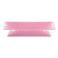 Pendaflex Hanging File Folder Tabs, 1/3 Tab, 3 1/2 Inch, Pink Tab/White Insert, 25/Pack