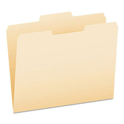 Pendaflex Manila File Folders, 1/3-Cut Tabs, Center Position, Letter Size, 100/Box (ESS752132)