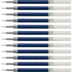 Pentel Gel Pen Refills for EnerGel, 0.5mm, Needle Tip, 12/BX, Blue Ink
