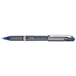 Pentel Liquid Gel Pens, 1.0mm, 12/DZ, Blue Ink/Barrel