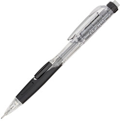 Pentel Mechanical Pencil,Refillable Lead/Eraser,0.9Mm,12/Bx, Black