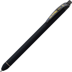 Pentel Pen, Gel, 0.7mm, 3/5 inWx2/5 inLx5-4/5 inH, 12/DZ, Black