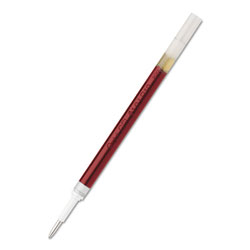 Pentel Refill for Pentel EnerGel Retractable Liquid Gel Pens, Conical Tip, Bold Point, Red Ink