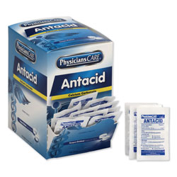 Physicians Care Antacid Calcium Carbonate Medication, Two-Pack, 50 Packs/Box