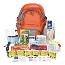 Physicians Care Emergency Preparedness First Aid Backpack, XL, 63 Pieces, Nylon Fabric