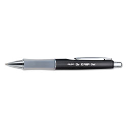 Pilot Dr. Grip Limited Retractable Gel Pen, 0.7mm, Black Ink, Charcoal Gray Barrel (PIL36270)