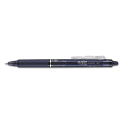 Pilot FriXion Clicker Erasable Retractable Gel Pen, Fine 0.7mm, Navy Ink, Navy Barrel (PIL31457EA)