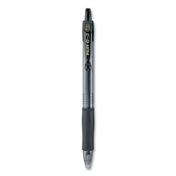 Pilot G2 Premium Retractable Gel Pen, Bold 1 mm, Black Ink, Smoke Barrel, 36/Pack