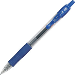 Pilot Gel Pen, Retractable, Refillable, Extra Fine Point, Blue