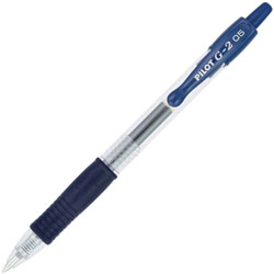 Pilot Pen, Gel, 0.5mm Point, 3/5 inWx3/5 inLx5-3/4 inH, 12/DZ, Navy