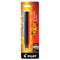 Pilot Refill for Pilot FriXion Erasable, FriXion Ball, FriXion Clicker and FriXion LX Gel Ink Pens, Fine Tip, Assorted Ink, 3/Pack