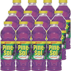Pine Sol Multi-Surface Cleaner Concentrated, Lavender Clean, 24 oz Bottle, 12/Carton