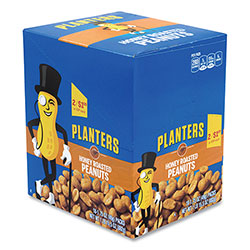 Planters® Honey Roasted Peanuts, 1.75 oz Tube, 18/Box