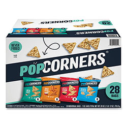 PopCorners® Popped Corn Chips Snacks Variety Pack, Assorted Flavors, 1 oz Bag, 28/Pack