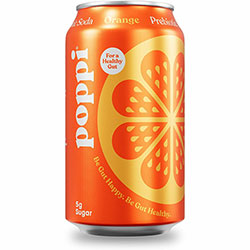 Poppi Prebiotic Soda, Ready-to-Drink, 12 fl oz (355 mL), 12/Carton