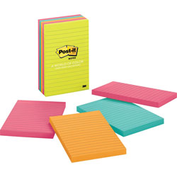 Post-it® Notes 4 in x 6 in Pads in Capetown Colors