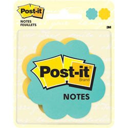 Post-it® Super Sticky Die Cut Notes, 3 in x 3 in, 2/PK