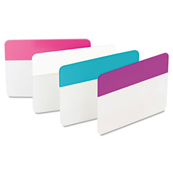 Post-it® Tabs, 1/5-Cut Tabs, Assorted Pastels, 2 in Wide, 24/Pack