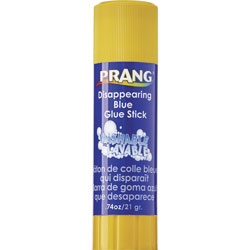 Prang Disappearing Blue Washable Glue Stick, 0.74 oz, Blue