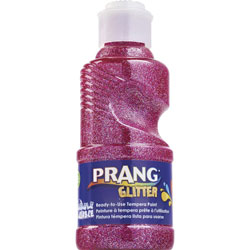 Prang Ready-to-Use Glitter Paint, 8 fl oz, Glitter Pink