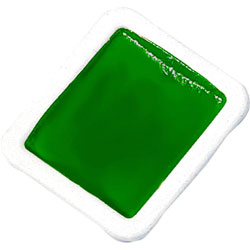 Prang Watercolor Refills,Half-Pan,Semi-Moist,12/Dz,Green