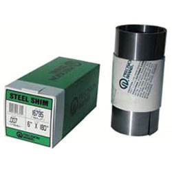 Precision Brand Steel Shim Stock Roll, 0.00075 in, Low Carbon 1008/1010 Steel, 0.01 in x 100 in x 6 in