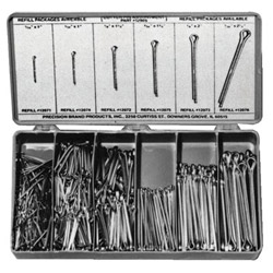Precision Brand Cotter Pin Assortments, Steel