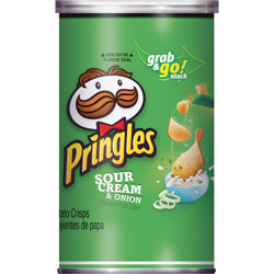 Pringles® Potato Crisps, 2.5oz., 12/CT, Sour Cream/Onion