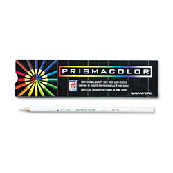 Prismacolor Thick Lead Art Pencil, Soft, White