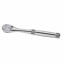 Proto Classic Standard Length Pear Head Ratchet, 1/2 in Dr, 10 in L, Alloy Steel, Knurled Handle