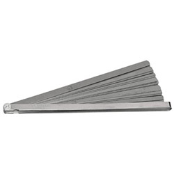 Proto 25 Blade Long Feeler Gauge Set, 0.0015 in to 0.040 in Thickness, Inch/Metric, 1/2 in x 12 in