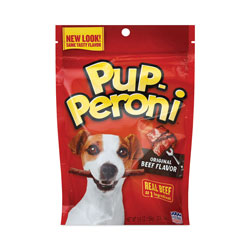 Pup-Peroni Original Beef Flavor Dog Snack Sticks, 8 oz Pouch, 8/Carton