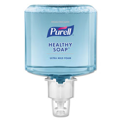Purell Healthcare HEALTHY SOAP Gentle and Free Foam, 1200 mL, For ES6 Dispensers, 2/Carton