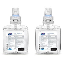 Purell VF PLUS Sanitizing Gel Refill, 40.6 fl oz (1200 mL), 2/Carton