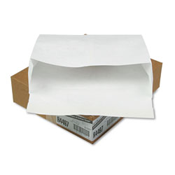 Quality Park Open Side Expansion Mailers, DuPont Tyvek, #15 1/2, Cheese Blade Flap, Redi-Strip Closure, 12 x 16, White, 50/Carton