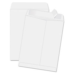 Quality Park Redi-Strip Catalog Envelope, #14 1/2, Cheese Blade Flap, Redi-Strip Closure, 11.5 x 14.5, White, 100/Box