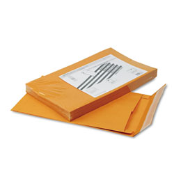 Quality Park Redi-Strip Kraft Expansion Envelope, #15, Square Flap, Redi-Strip Closure, 10 x 15, Brown Kraft, 25/Pack