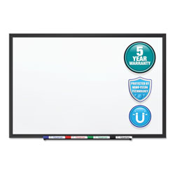 Quartet® Classic Series Nano-Clean Dry Erase Board, 24 x 18, Black Aluminum Frame