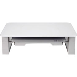 Quartet® Dry-erase Board Desktop Monitor Riser - 100 lb Load Capacity - 5 in, x 10 in Width - Desktop - White