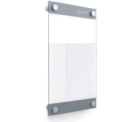 Quartet® Dry-Erase Board, Glass, 11 inWx17 inL, White