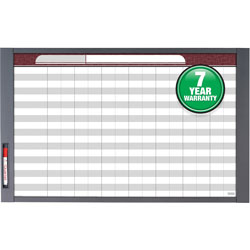 Quartet® InView Custom Whiteboard, 36 x 24, Graphite Frame