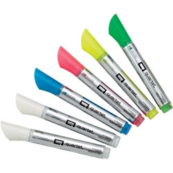 Quartet® Markers, Neon, Bullet Tip, 6/PK, Assorted