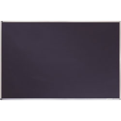 Quartet® Porcelain Black Chalkboard w/Aluminum Frame, 72 in x 48 in, Silver