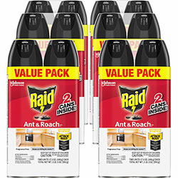 Raid Ant & Roach Killer Spray, 6/Carton