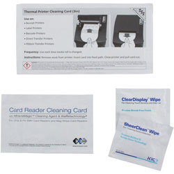 Read Right/Advantus Corporation POS Thermal Printer Cleaning Kit, Single-Use, 3 in , Assorted