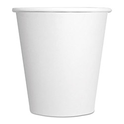 ReStockIt Paper Hot Cups, 10 oz, White, 50 Cups/Sleeve, 20 Sleeves/Carton