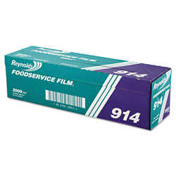 Reynolds PVC Film Roll with Cutter Box, 18 in x 2000 ft, Clear