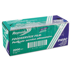 Reynolds PVC Food Wrap Film Roll in Easy Glide Cutter Box, 12 in x 2000 ft, Clear
